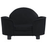Cama para cães 66x40x45 cm veludo preto 3