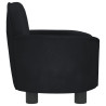 Cama para cães 66x40x45 cm veludo preto 4