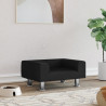 Cama para perros de terciopelo negra 50x40x26.5 cm 1