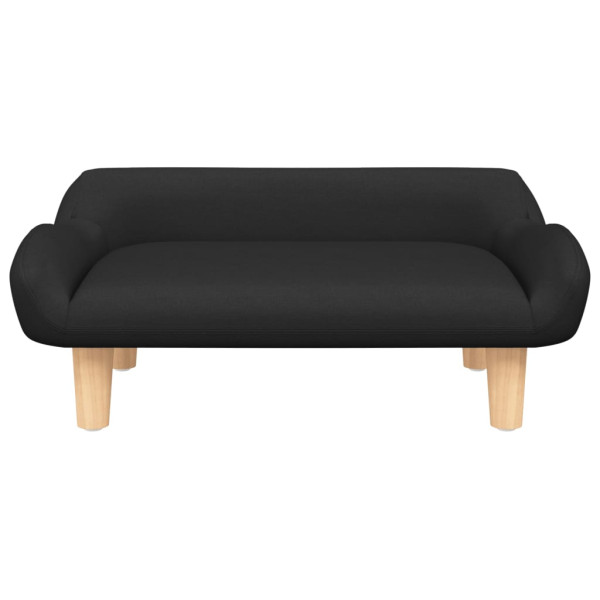 Cama para perros de tela negra 70x40x24 cm M 3