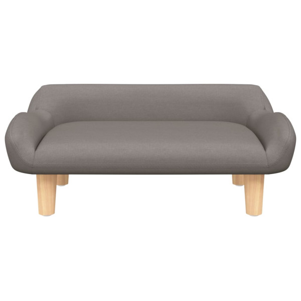 Cama para cães 70x40x24 cm tecido cinzento-acastanhado M 3