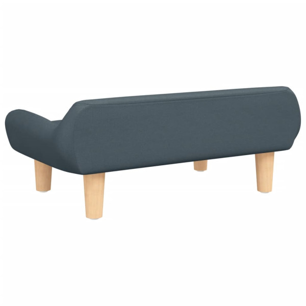 Cama para cães 70x40x24 cm tecido cinzento-escuro M 5