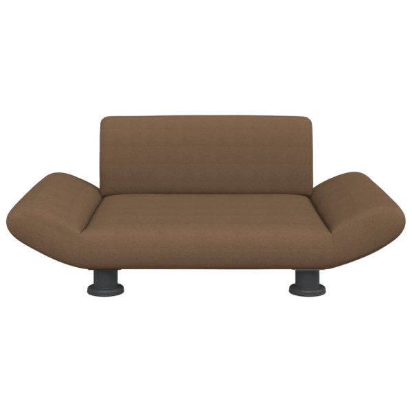Cama para perros de tela marrón 70x45x28 cm M 3