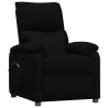 Sillón reclinable eléctrico de tela negro 3