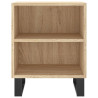Mesitas noche 2 uds madera ingeniería roble Sonoma 40x30x50 cm 5