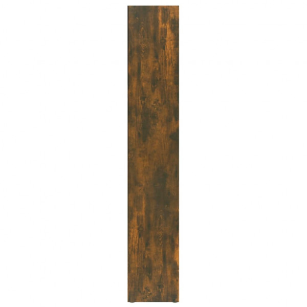 Estantería para CD 2 uds madera roble ahumado 21x16x93.5 cm M 5