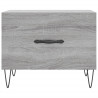 Mesa de centro madera contrachapada gris Sonoma 50x50x40 cm 5