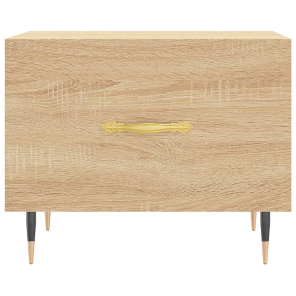 Mesa de centro 50x50x40 cm derivados de madeira carvalho sonoma M 5