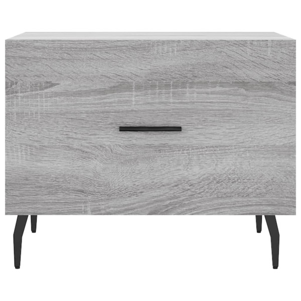 Mesa de centro madera contrachapada gris Sonoma 50x50x40 cm M 5