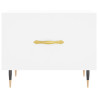 Mesa de centro 50x50x40 cm derivados de madeira branco 5