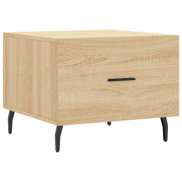 Mesa de centro madera contrachapada roble Sonoma 50x50x40 cm M 2