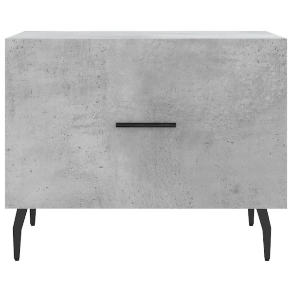 Mesa de centro madera de ingeniería gris hormigón 50x50x40 cm M 5