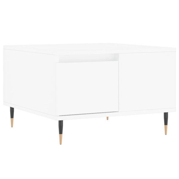 Mesa de centro 55x55x36.5 cm derivados de madeira branco M 2