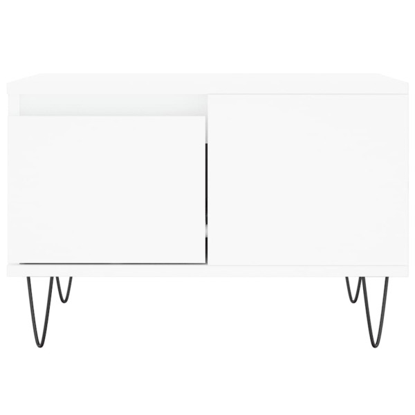 Mesa de centro 55x55x36.5 cm derivados de madeira branco M 5