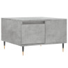 Mesa de centro madera contrachapada gris hormigón 55x55x36.5 cm 2