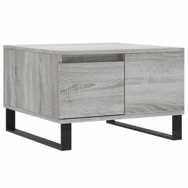 Mesa de centro madeira de contraplacado cinza Sonoma 55x55x36.5 cm M 2