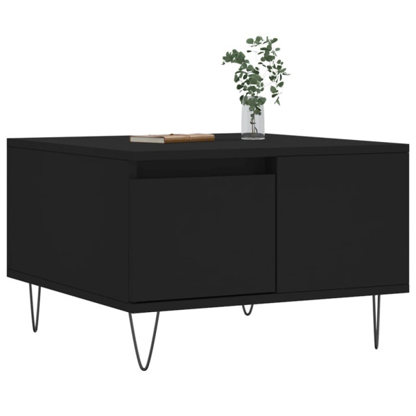 Mesa de centro 55x55x36.5 cm derivados de madeira preto M 3