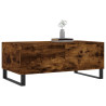 Mesa de centro madera contrachapada roble ahumado 90x50x36.5 cm 4