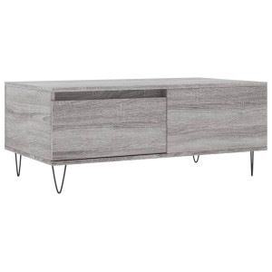 Mesa de centro 90x50x36.5 cm derivados madeira cinzento sonoma H