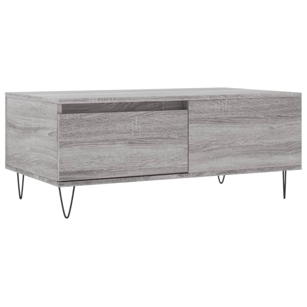 Mesa de centro 90x50x36.5 cm derivados madeira cinzento sonoma M 2