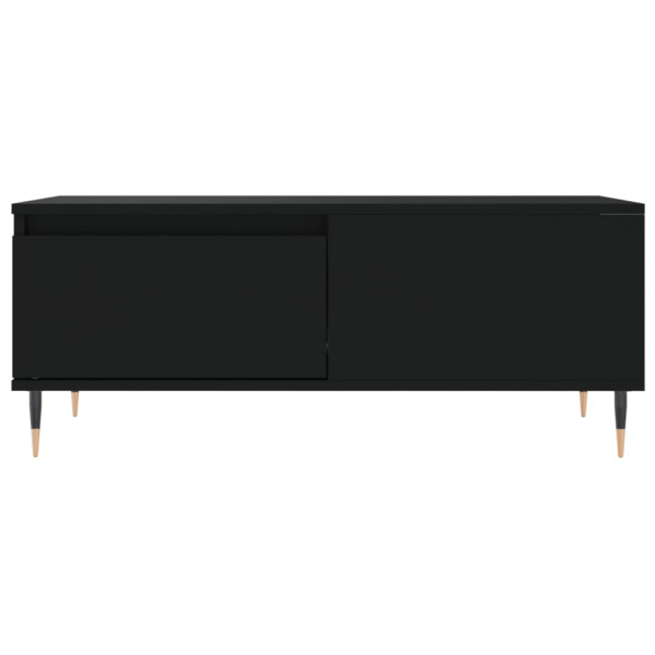 Mesa de centro madera contrachapada negro 90x50x36.5 cm M 5