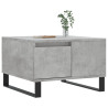 Mesa de centro madera contrachapada gris hormigón 55x55x36.5 cm 3