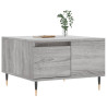 Mesa de centro madera contrachapada gris Sonoma 55x55x36.5 cm 3