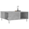 Mesa de centro madera contrachapada gris hormigón 80x80x36.5 cm 3
