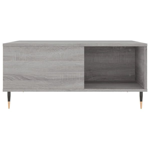 Mesa de centro 80x80x36.5 cm derivados madeira cinzento sonoma M 4