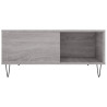 Mesa de centro madera contrachapada gris Sonoma 80x80x36.5 cm 5