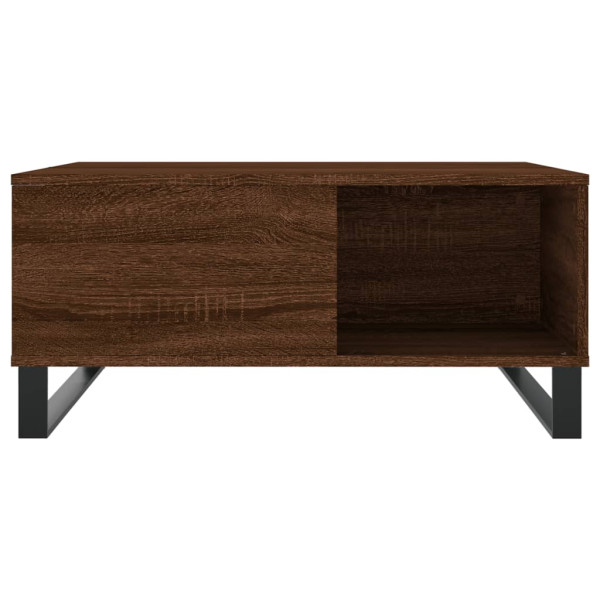 Mesa de centro 80x80x36.5cm derivados madeira carvalho castanho M 4