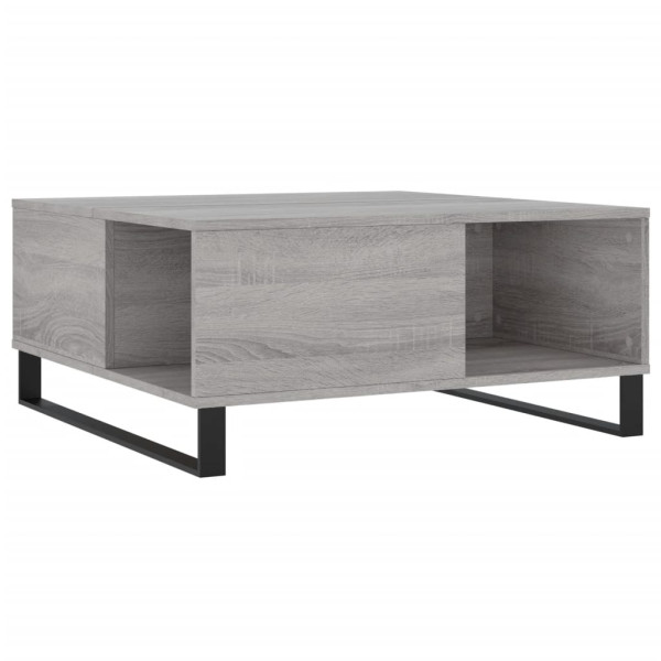 Mesa de centro 80x80x36.5 cm derivados madeira cinzento sonoma M 2