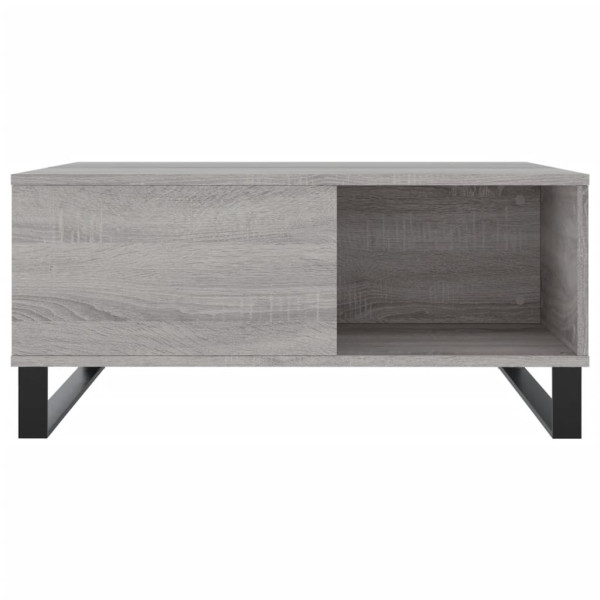 Mesa de centro 80x80x36.5 cm derivados madeira cinzento sonoma M 4