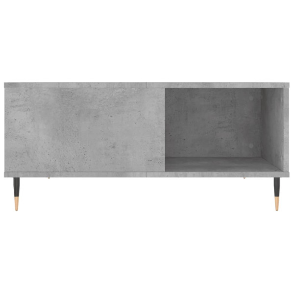 Mesa de centro 80x80x36.5 cm derivados madeira cinzento cimento M 5