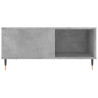 Mesa de centro madera contrachapada gris hormigón 80x80x36.5 cm 5