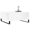 Mesa de centro madera contrachapada blanco 80x80x36.5 cm 3
