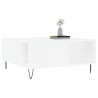 Mesa de centro madera contrachapada blanco 80x80x36.5 cm 3