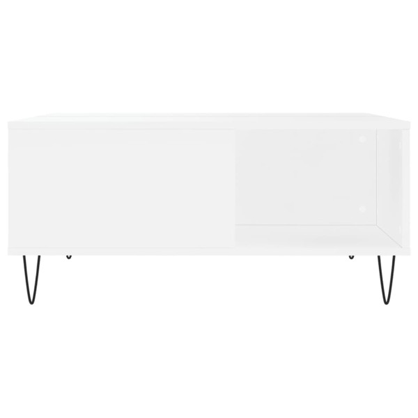 Mesa de centro 80x80x36.5 cm derivados de madeira branco M 4