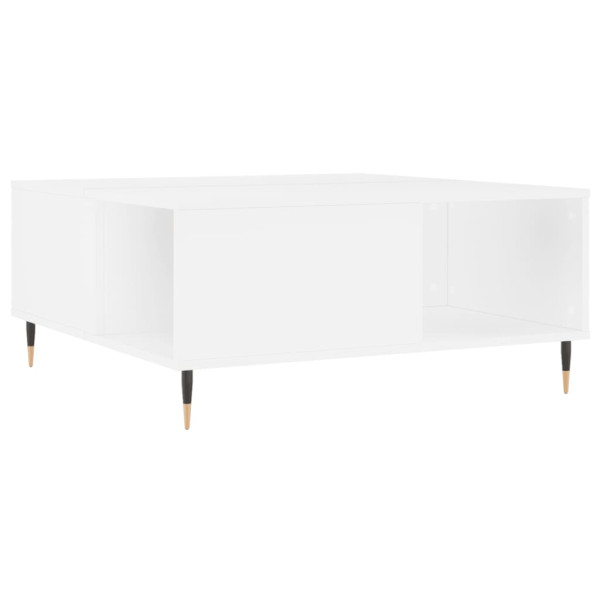 Mesa de centro 80x80x36.5 cm derivados de madeira branco M 2