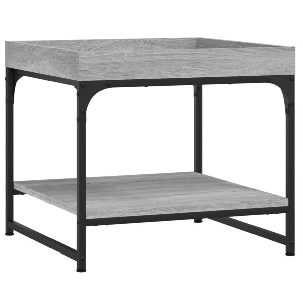 Mesa de centro madera de ingeniería gris Sonoma 49.5x49.5x45 cm M 2