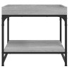 Mesa de centro madera de ingeniería gris Sonoma 49.5x49.5x45 cm 4