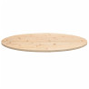 Tabela de mesa oval de madeira maciça de pinho 110x55x2.5 cm 3