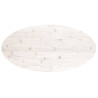 Tabela de mesa de madeira maciça de pinho branco 110x55x2.5 cm 4