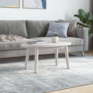 Tabela de mesa de madeira maciça de pinho branco 70x35x2.5 cm H