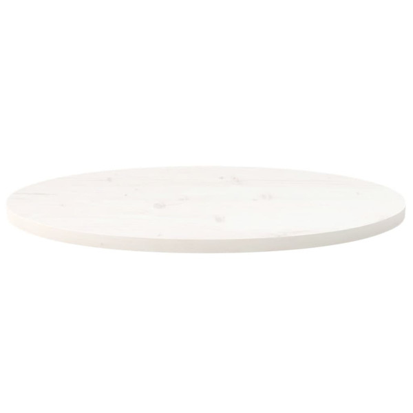 Tablero de mesa ovalado madera maciza pino blanco 70x35x2.5 cm M 3