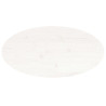 Tampo de mesa oval em madeira maciça de pinho branco 80x40x2,5 cm 4