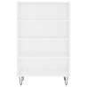 Aparador alto madera de ingeniería blanco 57x35x90 cm 4
