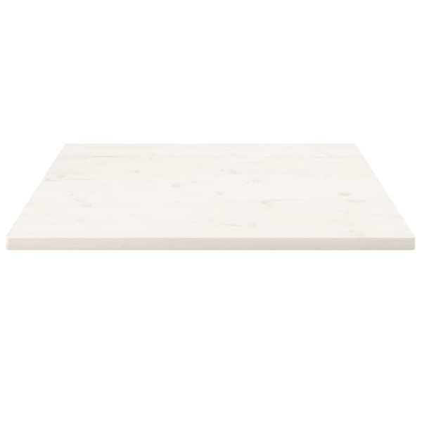 Tablero de mesa cuadrado madera maciza pino blanco 70x70x2.5 cm M 3