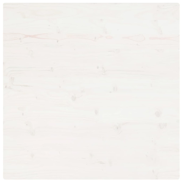 Tablero de mesa cuadrado madera maciza pino blanco 70x70x2.5 cm M 4