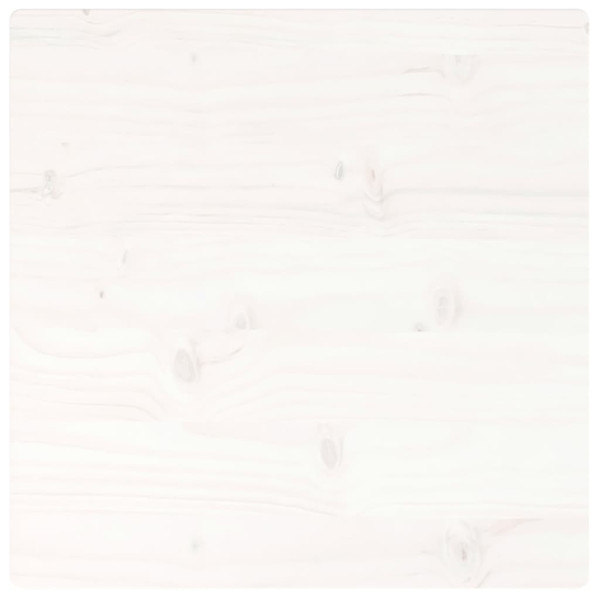 Tablero de mesa cuadrado madera maciza pino blanco 40x40x2.5 cm M 4